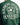 Bouquets Roses Dark Green Sweater